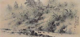 이상범, 산수도, 1958.jpg
